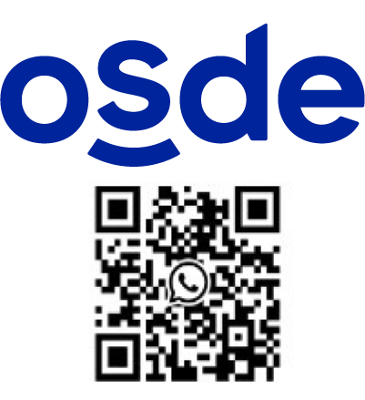 logo osde azul qr