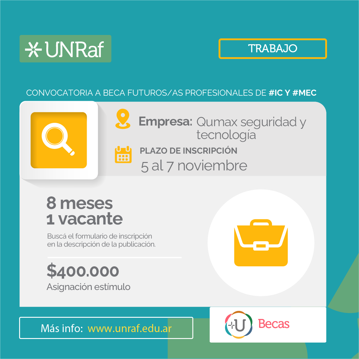 ic mec FLYER BECAS PASANTIAS TRABAJO 4.11.2024