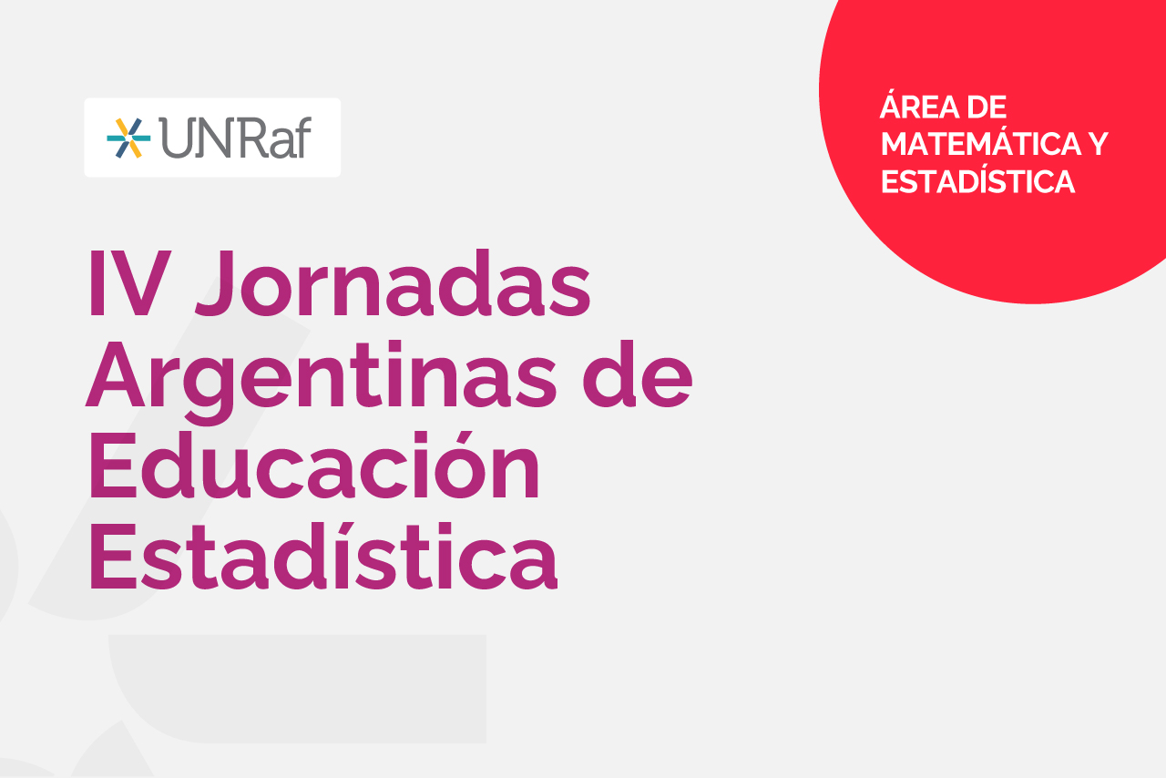 IV Jornadas Argentinas de Educación Estadística
