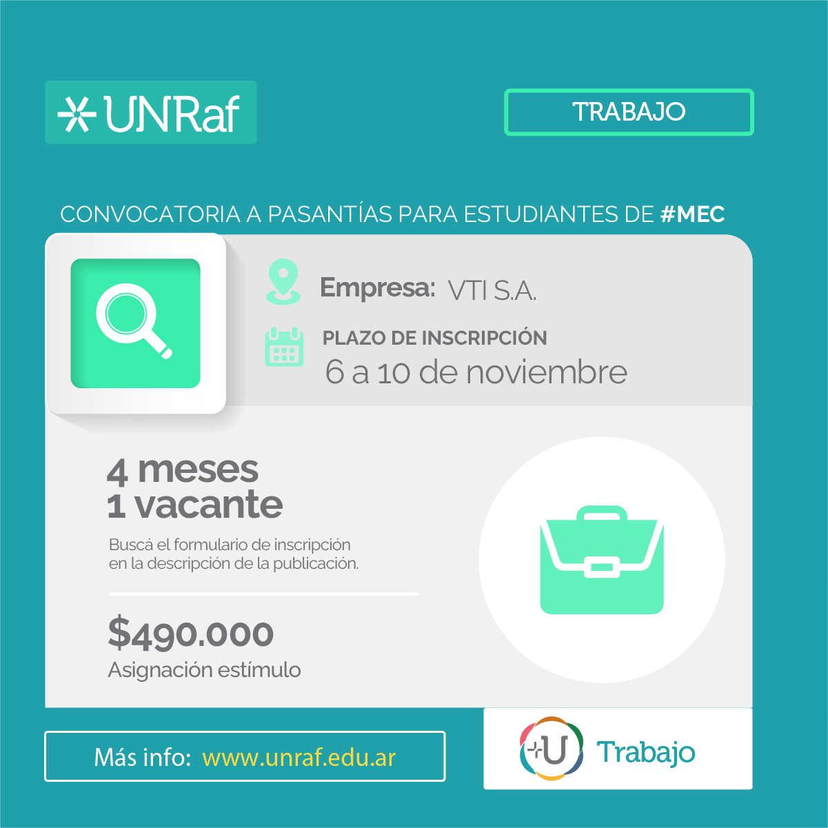 mec FLYER BECAS PASANTIAS TRABAJO 2 6.11.2024